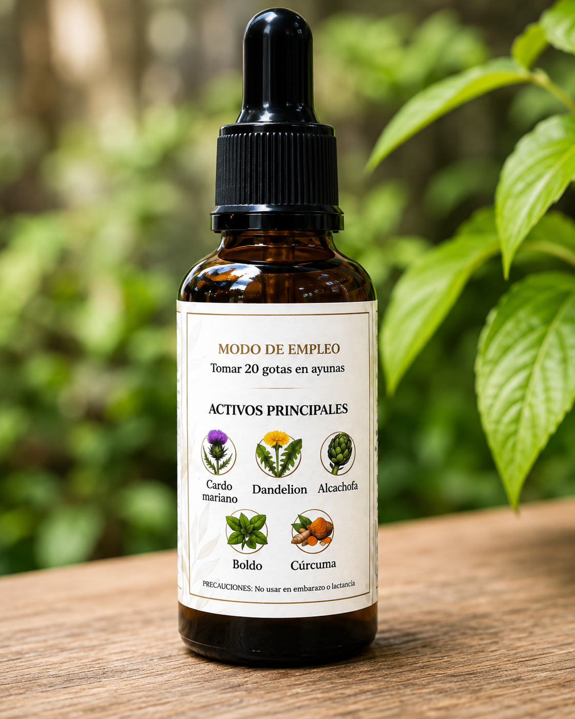 Gotas Reset Detox Natural Salud Hepática